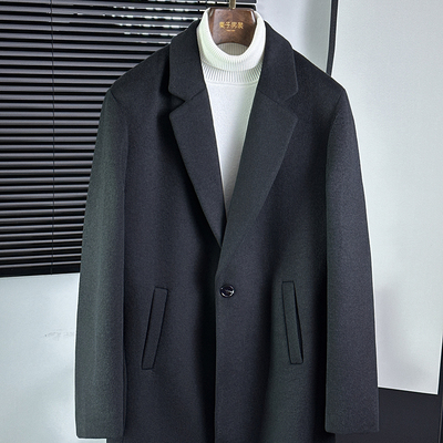 时尚品牌三标齐全呢子大衣