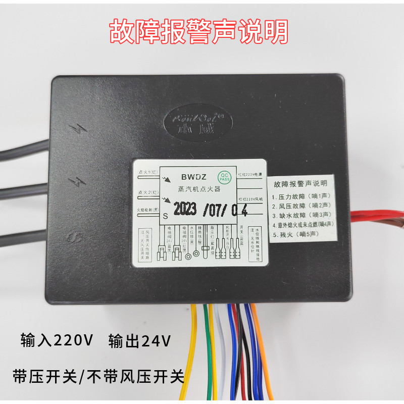 蒸汽发生器24V双阀脉冲点火器图片