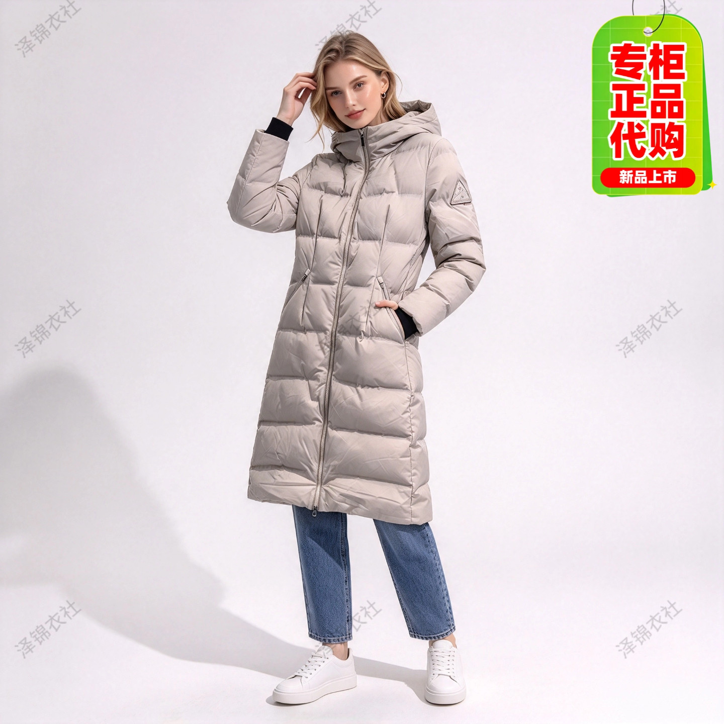 乐卡克2026秋冬女保暖鹅绒羽绒服