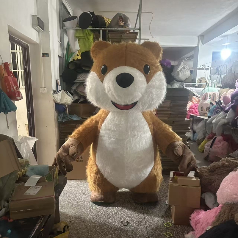 充气仓鼠卡通人偶服装 定制充气玩偶服装 外贸卡通服饰