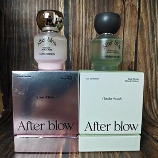 韩国After blow高级小众香水香味持久留香玫瑰柑橘木质香25ml