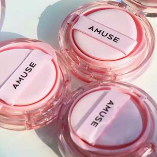 amuse小粉盖果冻气垫遮瑕持久不脱妆控油提亮润光水光