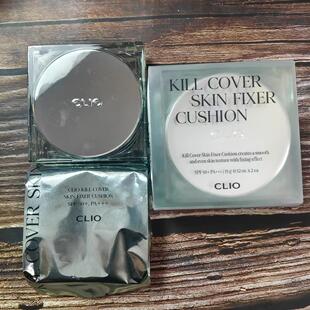韩国CLIO珂莱欧新款水光雨露定妆遮瑕轻薄保湿气垫持久适合干皮