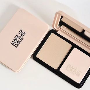 Makeupforever玫珂菲仿真肌丝绒持妆粉饼持久定妆遮瑕1N00