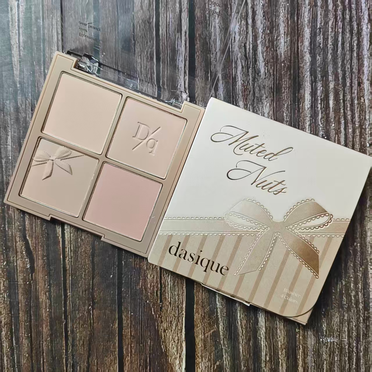 韩国dasique代曦可10号榛果四色腮红盘哑光自然提亮膨胀色