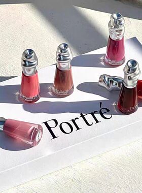 韩国小众portre新品水光唇蜜唇彩高透明保湿水润滋润显色