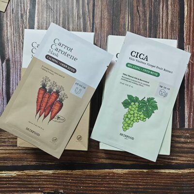 韩国skinfood/思亲肤胡萝卜补水保湿面膜舒缓镇定弹力修复