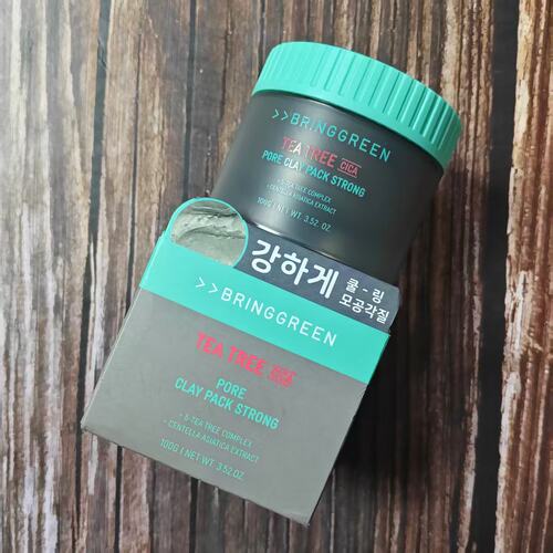 bing green/芭兰歌林茶树积雪草泥膜深层清洁去角质收缩毛孔