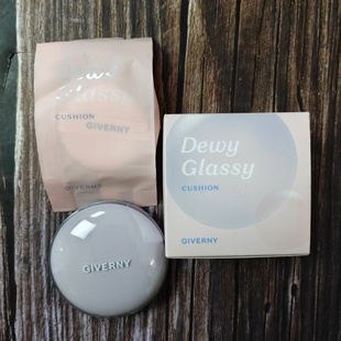 GIVERNY/姿泊兰伊光感水光气垫干皮遮瑕提亮保湿光泽防晒SPF50