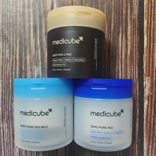 medicube美蒂秋芙维生素C亮白爽肤棉片提亮肤色改善暗沉