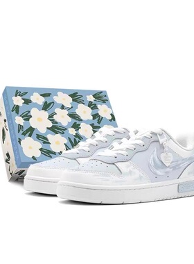 【定制球鞋】Nike Court  BQ5448-100(TeamS2-海洋甜心S-BOX)