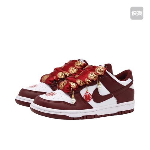 【定制球鞋】 Nike Dunk 板鞋BQ5448-115(TEAM664-囍上眉梢S-BOX)