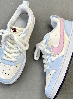 【定制球鞋】Nike Court Borough PEEKABOO 海盐奶泡 FV8120-141