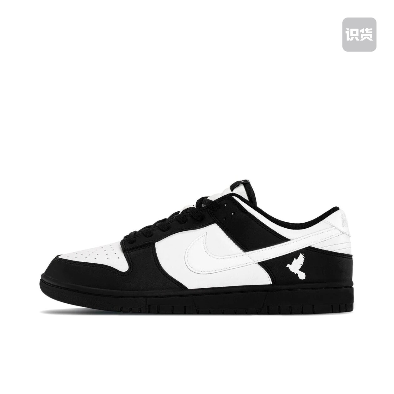 【定制球鞋】 Nike Dunk 板鞋HF5441-100 (TEAM1161-黑白鸽煞)