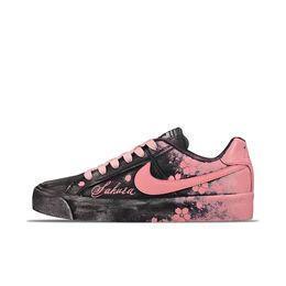 Court Nike Royale TeamEight 黑樱花 男女款 定制球鞋