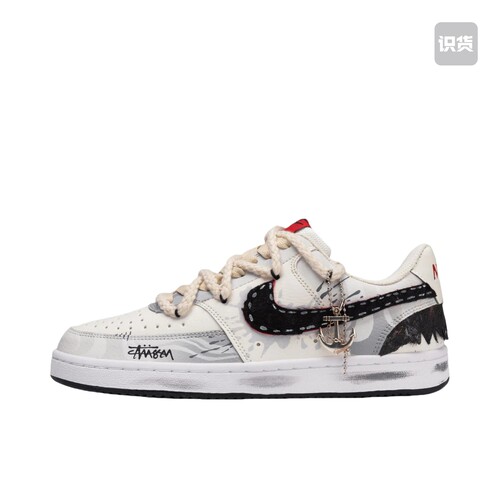 【定制球鞋】 Nike Court Vision 1 板鞋 (TEAM523-海盗风暴)