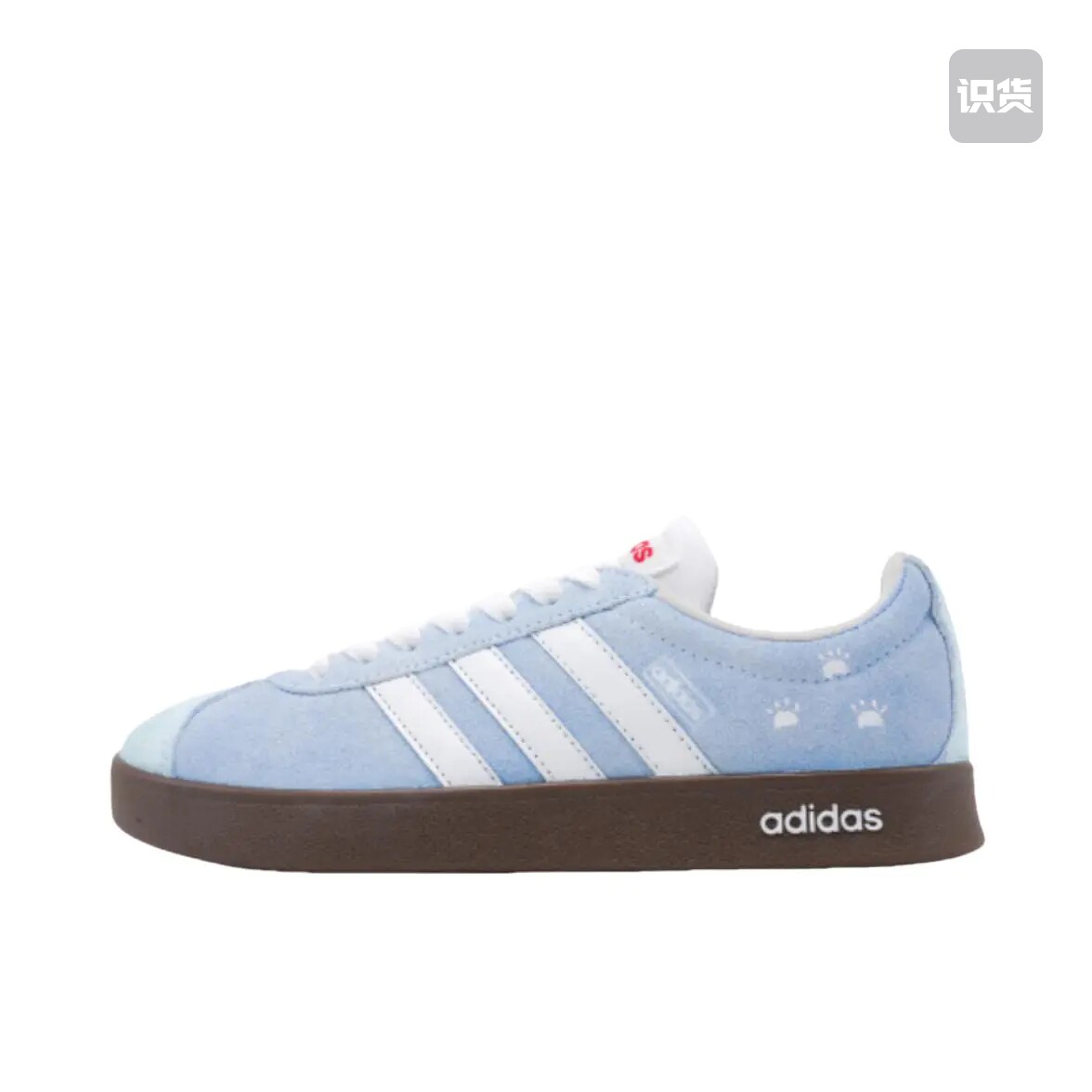 定制球鞋】Adidas neo VL Court 2.0 德训鞋 板鞋猫猫踪迹BLUE