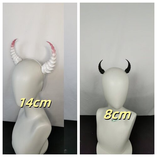 暗黑系兽装角羊角牛角发夹
