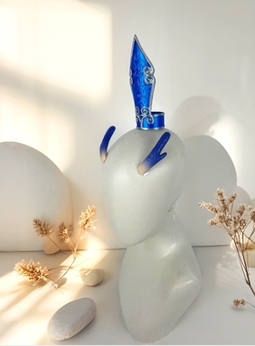 哪吒魔童降世敖丙头冠COS头饰道具头饰发冠敖丙龙角