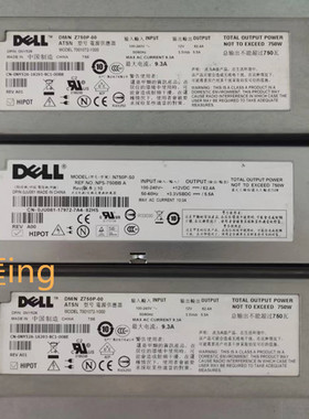DELL PE2950 服务器电源 750W NY526 JU081 Z750P-00 NPS-750BB A