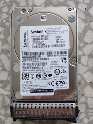联想 IBM  600G 10K 2.5 12Gb 服务器硬盘 00WG690 00WG691