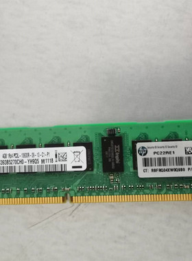 HP 内存 606426-001 4G 1R*4 PC3L-10600R 605312-071 604504-B21