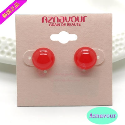 韩国进口正品Aznavour防过敏耳环