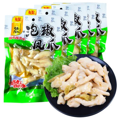 四川风味山椒泡凤爪鸡爪张记友伦