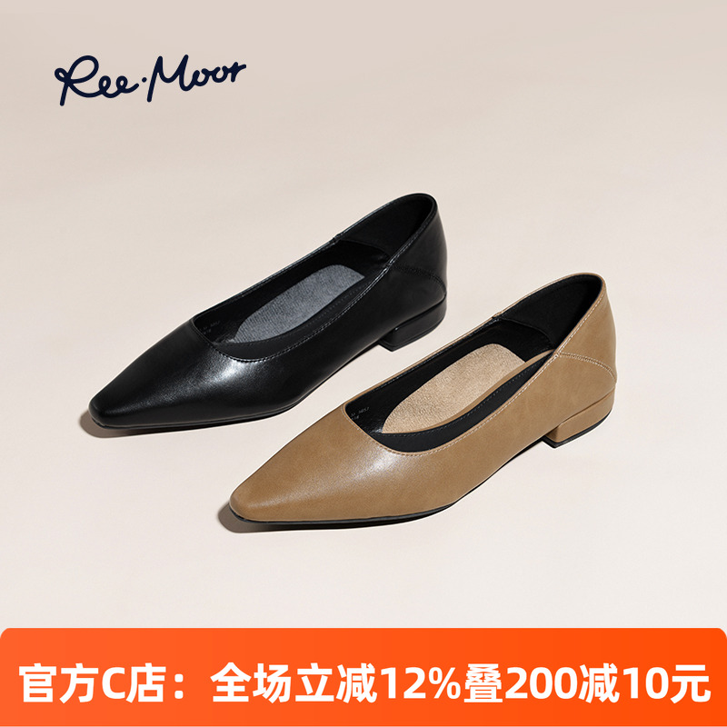 reemoor玛丽珍通勤低跟百搭单鞋