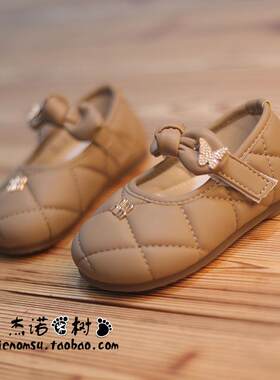 女婴幼儿皮鞋婴儿小公主单鞋