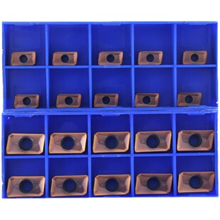 正品株洲数控铣刀片APMT1604PDER/1135PDR YBG205 R0.8钢件不锈钢