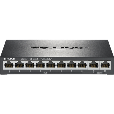 TP-LINK10口千兆上联POE交换机
