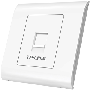单口网络信息面板 86型工程级电脑光纤宽带网线插座 集成六类非屏蔽免打信息模块 LINK EF601
