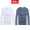 [White+Mist Blue] Long sleeved