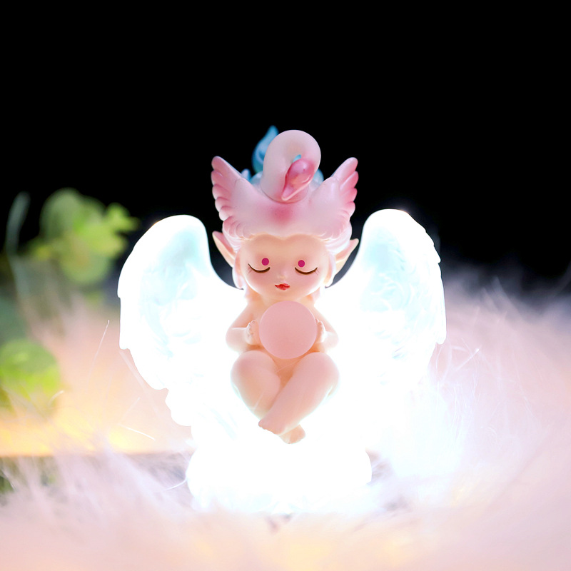 2022梦游山海神话装饰 树脂工艺品九尾狐神龙潮玩手办创意盲盒