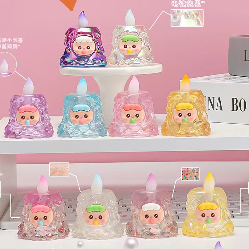 新款星梦许愿精灵小灯卡通发光公仔潮玩惊喜盲盒网红周边手办礼物