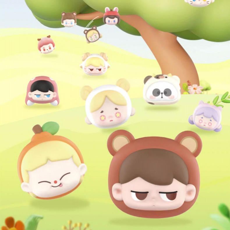 贴贴乐小小果乐园萌粒盲袋 盲盒冰箱贴潮玩摆件玩偶创意可爱礼物