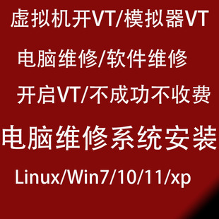 专开VT专主电脑开启VT笔记本雷电夜神逍遥模拟器mumu台式机TMP2.0