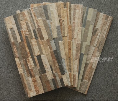 别墅300x600哑光岩石外墙瓷砖