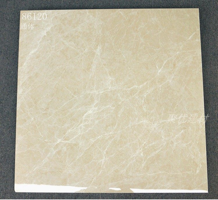 通体大理石瓷砖地砖800x800客厅暖色欧式米黄仿玉石全抛釉地板砖