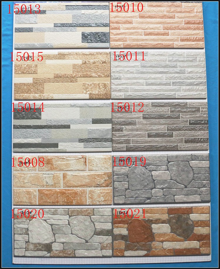 美式乡村风别墅阳台岩石外墙瓷砖