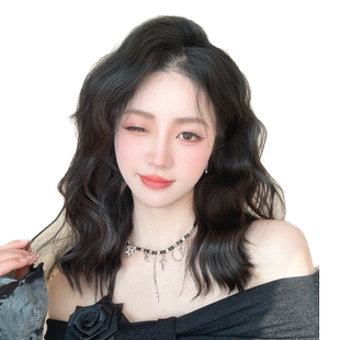 假发片增发量蓬松头顶补发卷发垫发片无痕隐形高颅顶两侧短发贴片