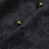 秋冬季马甲风男装坎肩斜襟居盘扣士服冬暖保无袖外套，男装民族服装，星座409-1