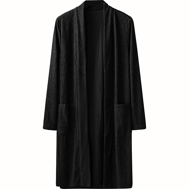 2021春夏风纯色开衫对襟长袍披风外套C001P100,商品下架区,星座409-1