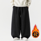 风棉麻休闲裤加绒弯刀裤大码阔腿裤长裤宽松灯笼裤5005P85，商品下架区，星座409-1