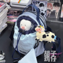 胡子鸡仔轻便外出手机包女轻户外徒步运动便携水壶包男百搭斜挎包