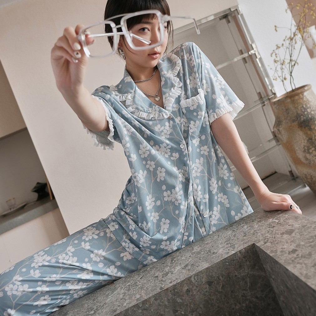 坑条居家服21春夏新品