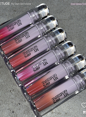 现货 1月新品韩国Etude爱丽GemstoneOver Glowy水光宝石唇釉12-17