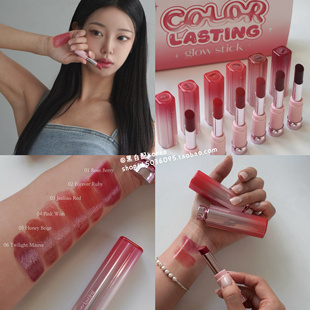现货 韩国Etude伊蒂之屋新品Color Lasting Glow水润清透唇膏保湿