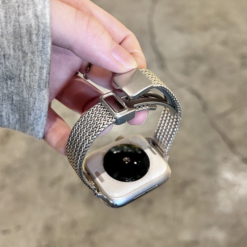 适用适用华为watchfit3表带华为fit4/4pro手表带高级轻奢麦穗磁吸